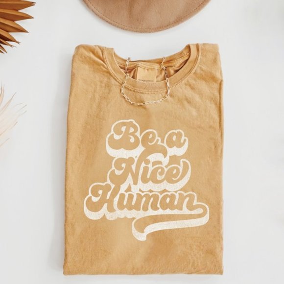 Be a Nice Human Graphic Tee - Picture 2 of 3